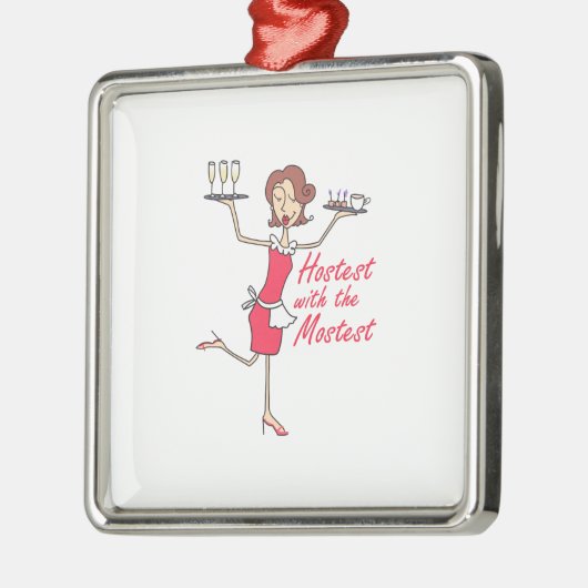 HOSTESS METALEN ORNAMENT (Links)