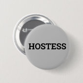 Hostess Minimalistische Bruidsfeest Cadeaus Bruilo Ronde Button 5,7 Cm (Voorkant /achterkant)