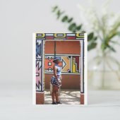 Hostess op Lesedi Briefkaart (Staand voorkant)