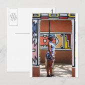 Hostess op Lesedi Briefkaart (Voorkant / Achterkant)