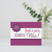 Hostess Scratcher/Postcard-IN-HOME-instructies Briefkaart (Staand voorkant)