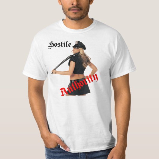 Hostile Drummer T-shirt (Voorkant)