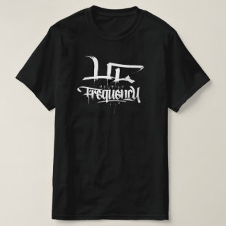 HOSTILE FREQUENCY  CALIGRAPHY/GRAFFITTI  TYPE T-SHIRT
