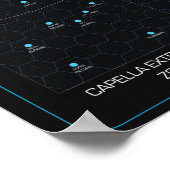 HOSTILE Star Map Poster (Hoek)