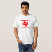 Hostile Texas - Jade Helm 15 Texas TakMeer T-shirt (Voorkant volledig)