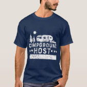 Hostkamp campground Host Camp Host Camping RV Vack T-shirt (Voorkant)