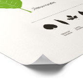 Hostoak Hojas Poster (Hoek)