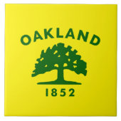 Hostvlag Oakland Tegeltje (Voorkant)