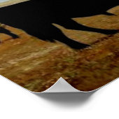 Hosvee op het boerderij poster (Hoek)