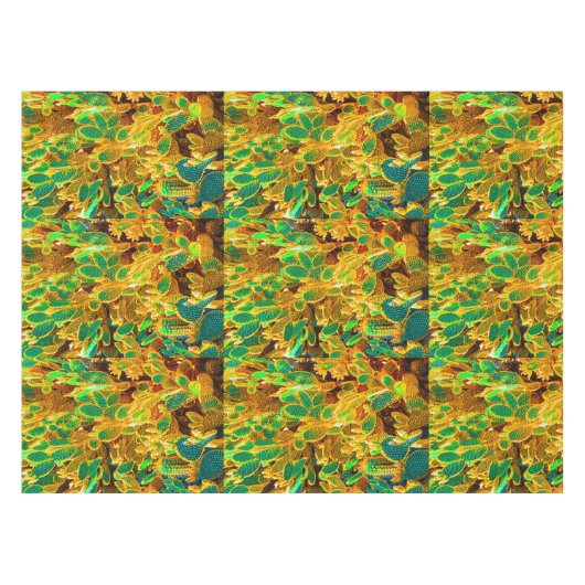 Hot Africa Desert Cactus Planten Prickly Pear Tafelkleed (Voorkant (Horizontaal))