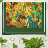 Hot Africa Desert Cactus Planten Prickly Pear Theedoek (Gevouwen)