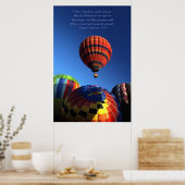 Hot Air ballon #1 Poster (Keuken)