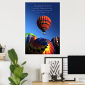 Hot Air ballon #1 Poster (Thuiskantoor)