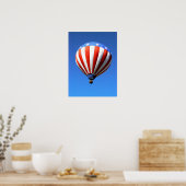 Hot Air Ballon 1 Poster (Keuken)
