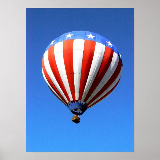 Hot Air Ballon 1 Poster (Voorkant)