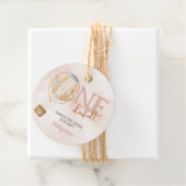 Hot Air ballon, 1e verjaardag Thankyou Bedankjes Labels (In situ)