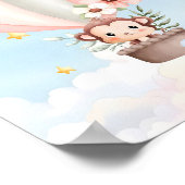 Hot Air Ballon Baby Monkey Poster (Hoek)
