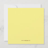 Hot Air Ballon Baby shower Innodiging Kaart (Achterkant)