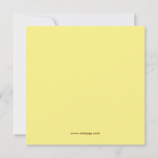 Hot Air Ballon Baby shower Innodiging Kaart (Achterkant)