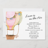 Hot Air Ballon Bridal Uitnodiging (Voorkant)