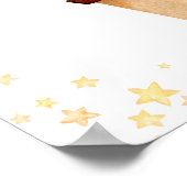 Hot-Air ballon Cute Baby Animals Nursery Wall Art Poster (Hoek)