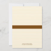 Hot Air Ballon Elegant Afstuderen Uitnodiging (Achterkant)