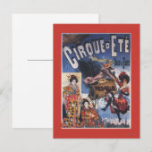 Hot-Air ballon en Poster voor Japanse dames Briefkaart (Voorkant / Achterkant)