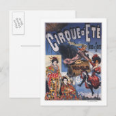 Hot-Air ballon en Poster voor Japanse dames Briefkaart (Voorkant / Achterkant)