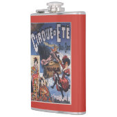 Hot-Air ballon en Poster voor Japanse dames Heupfles (Links)