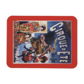 Hot-Air ballon en Poster voor Japanse dames Magneet (Horizontaal)