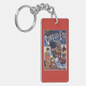 Hot-Air ballon en Poster voor Japanse dames Sleutelhanger (Voorkant Links)