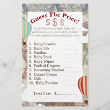 Hot Air ballon en Wereldkaart raden de prijzen