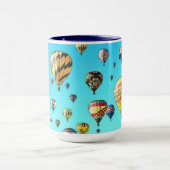 Hot Air ballon Fiesta Digital Art Design Mok (Midden)