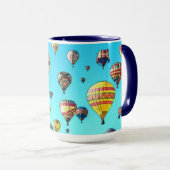 Hot Air ballon Fiesta Digital Art Design Mok (Voorkant rechts)
