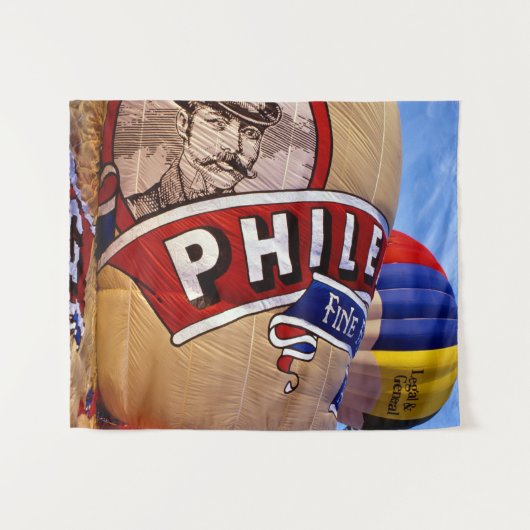 Hot Air Ballon Fiesta. Wandkleed (Voorkant (horizontaal))