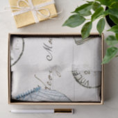 Hot Air ballon Franse Carte Postale-ontkoppeling Tissuepapier (Geschenk)