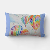 Hot Air ballon Good Morning Sunshine Cushion Kussen (Achterkant)