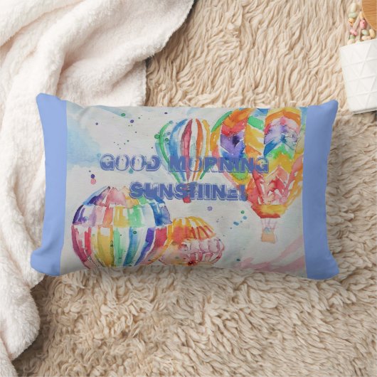 Hot Air ballon Good Morning Sunshine Cushion Kussen (Deken)