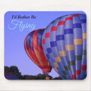 Hot Air Ballon, ik vlieg liever. Muismat