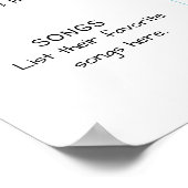 Hot Air ballon nederful 1st Birthday Milestone Poster (Hoek)