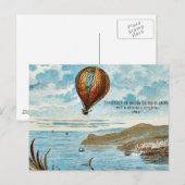 Hot Air Ballon-pantserwerk Briefkaart (Voorkant / Achterkant)