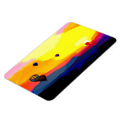 Hot-air ballon Poster Stijlmagneet Magneet (Linkerzijde)