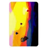 Hot-air ballon Poster Stijlmagneet Magneet (Verticaal)