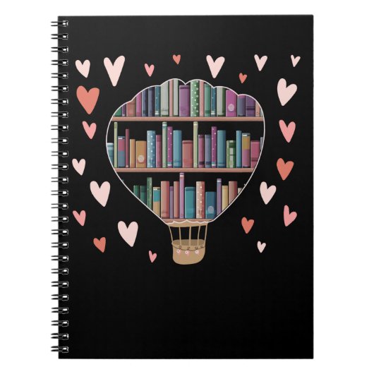Hot-air ballon Shape Book Lover Library Notitieboek (Voorkant)