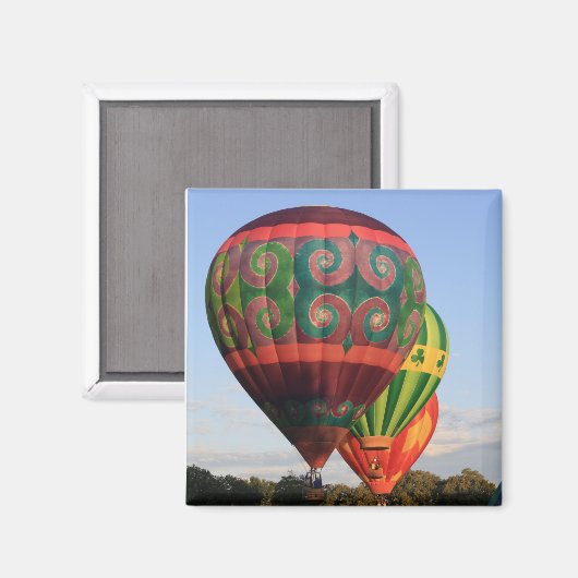 Hot Air Ballon Trio Magnet (Voorkant / Achterkant)