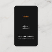 Hot Air Ballon Visitekaartje (Achterkant)