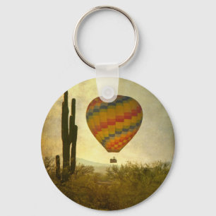 Hot Air Ballon vlucht over de zuidwestelijke woest Sleutelhanger