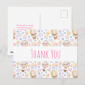 Hot Air ballon Waterverf Patroon Dank u Briefkaart (Voorkant / Achterkant)