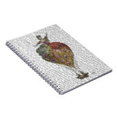 Hot Air Ballon Woman 3 Notitieboek (Rechterzijde)