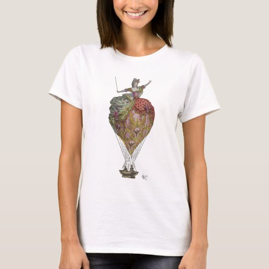 Hot Air Ballon Woman 3 T-shirt (Voorkant)